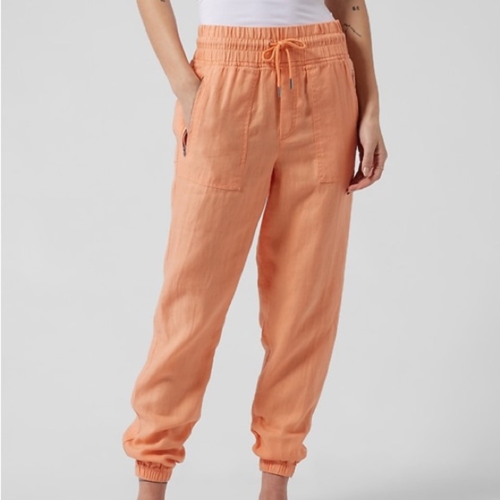 Athleta Cabo Linen Jogger
